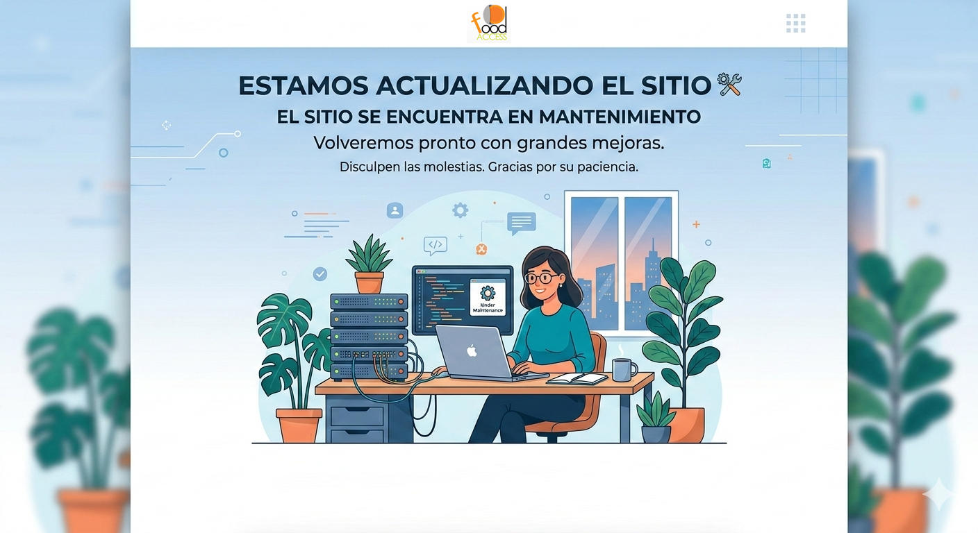 Sitio web FoodAccess en construcción